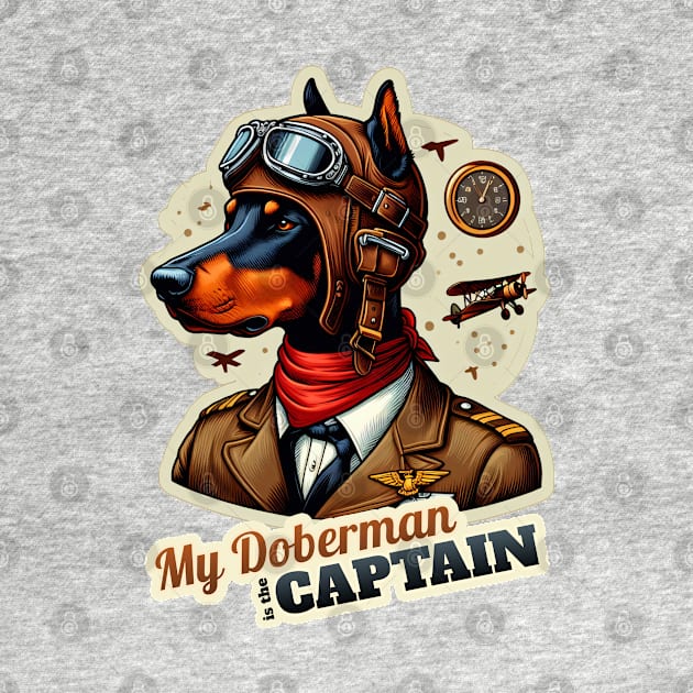 Pilot Doberman by k9-tee
